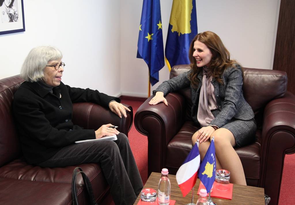 Ministarka Çitaku dočekala novo imenovanog Ambasadora Francuske na Kosovo, Gđ. Maryse DAVIET