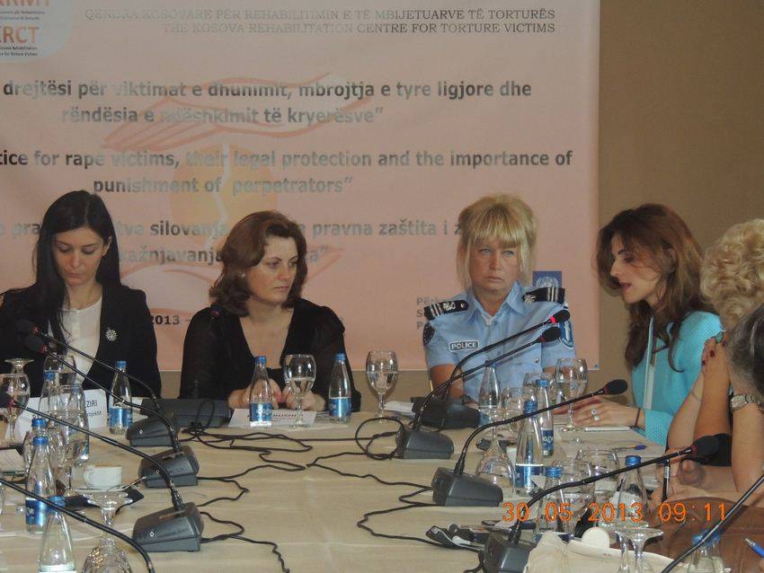 Ministrja Çitaku në Konferencën “Qasja në drejtësi për viktimat e dhunimit, mbrojtja e tyre ligjore dhe rëndësia e ndëshkimit të kryerësve të krimit”
