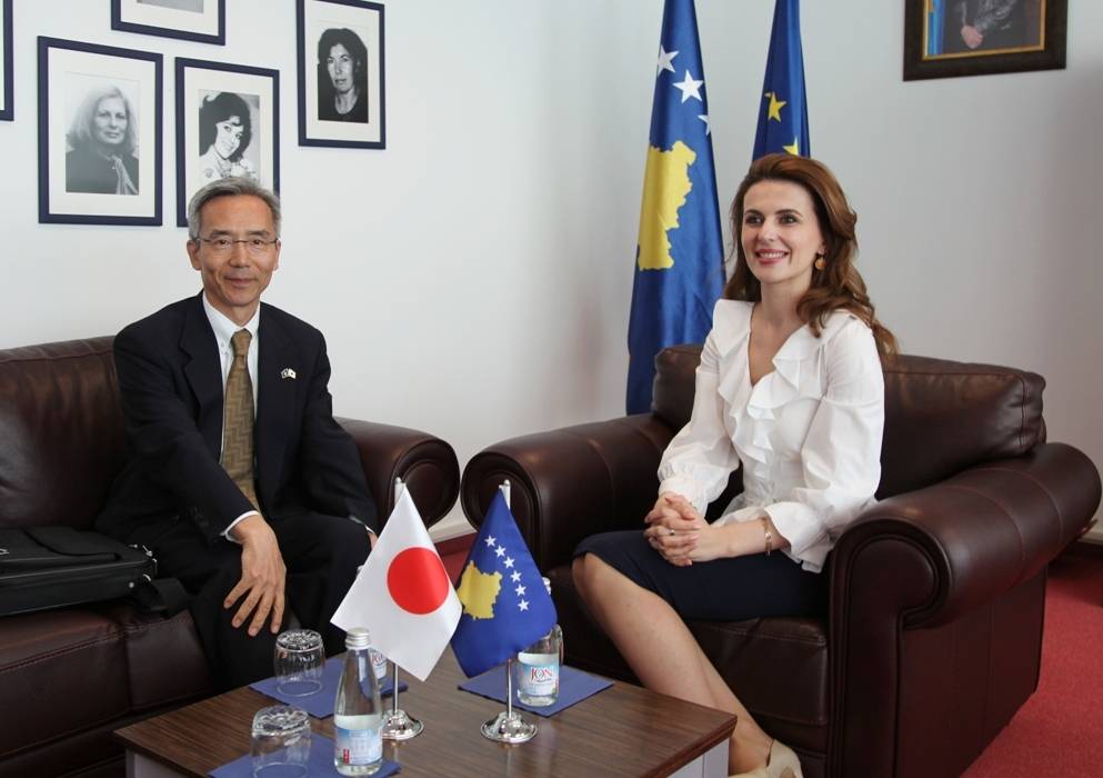 Ministarka Çitaku dočekivala nerezidentnog japanskog ambasadora na Kosovu