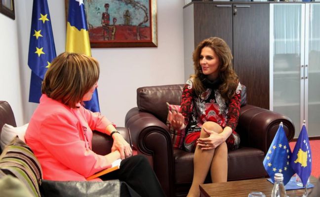 Ministrja Çitaku priti në një takim lamtumirës Znj. Osnat Lubrani, koordinatore e OKB-së për Zhvillim dhe Përfaqësuese e Përhershme e UNDP-së në Kosovë.
