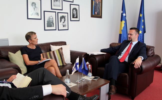 Kasapolli vlerëson përkrahjen e Finlandës për Kosovën