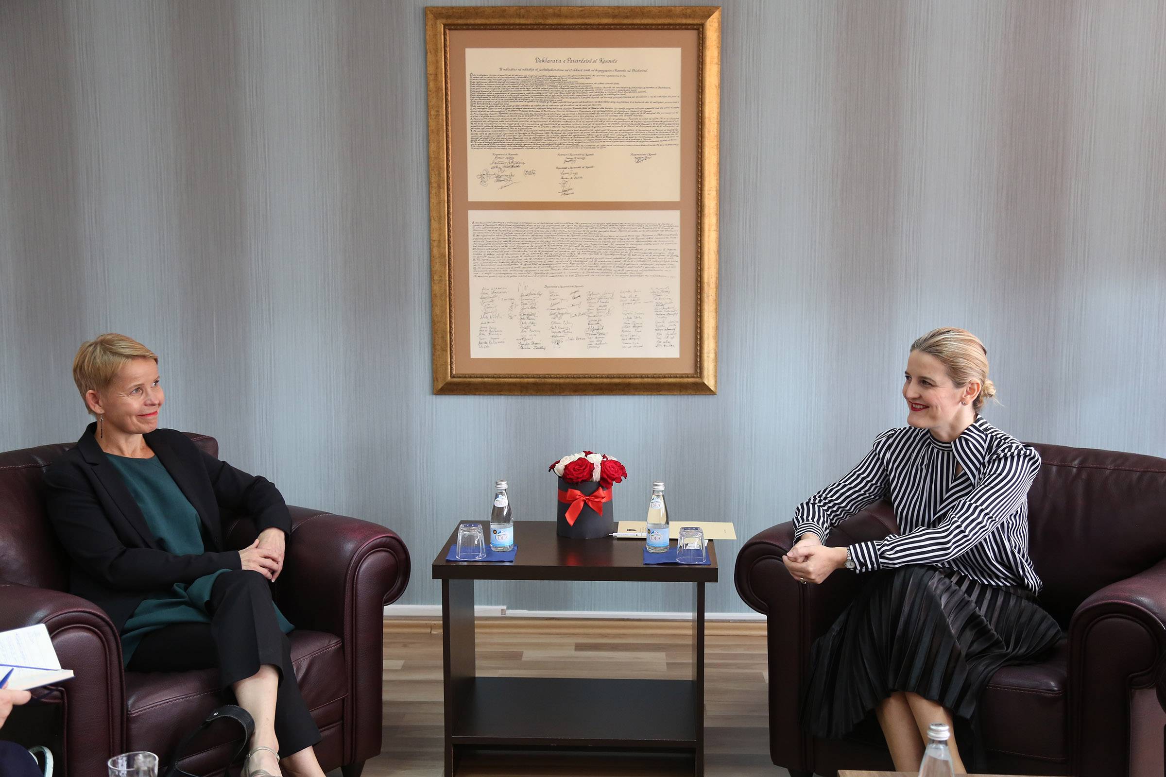 Ministrja Hoxha pret në takim përfaqësuesen e UNDP, Maria Suokko, Diskutojnë për thellimin e bashkëpunimit