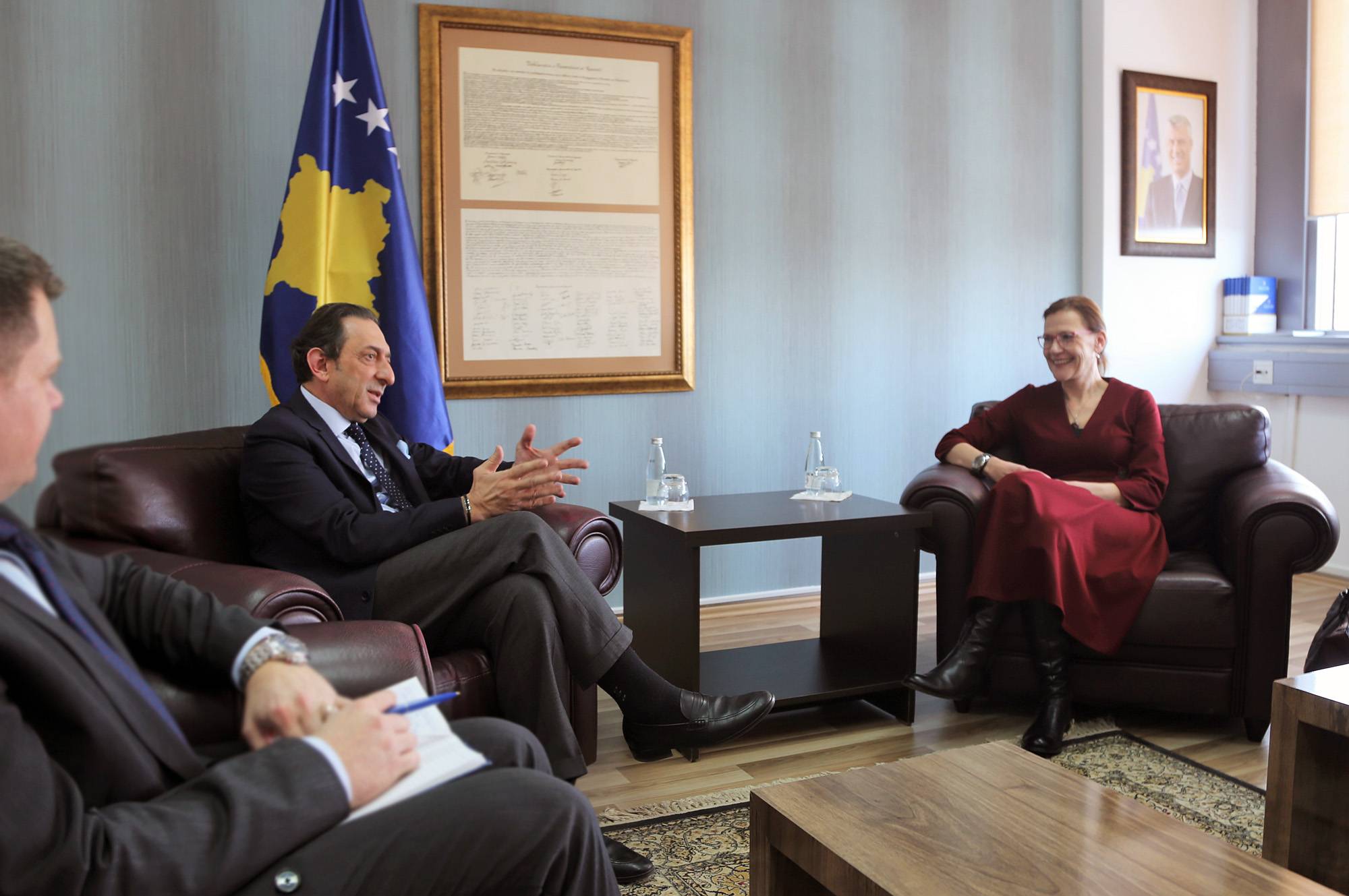 Ministar Reka primio je hrvatsku Ambasadorku, Danijelu BarišicÌ