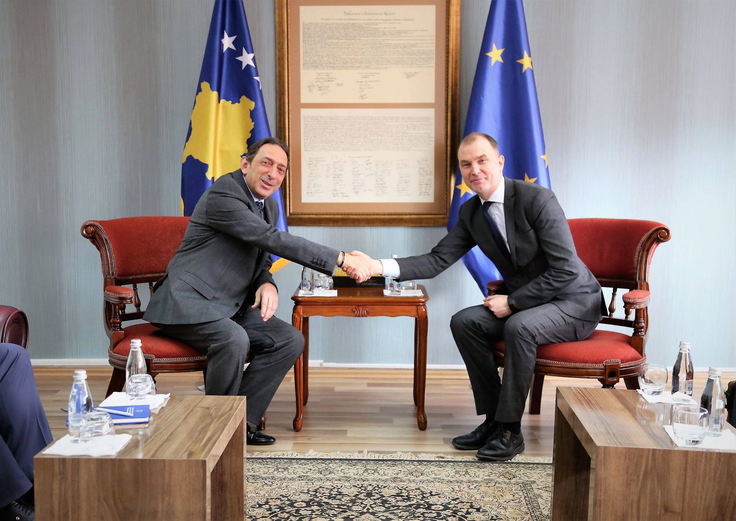 Ministar Reka sastao se sa šefom Jedinice za Kosovo u okviru Evropske komisije