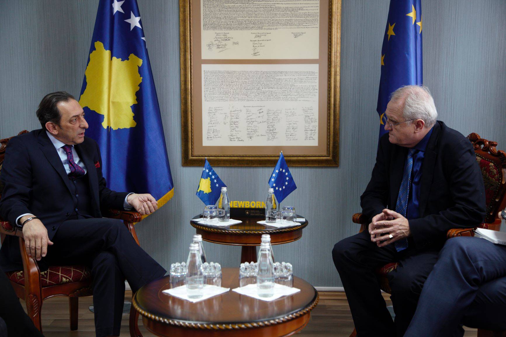 Ministri Reka priti nënkryetarin e Parlamentit Evropian z. Rainer Wieland