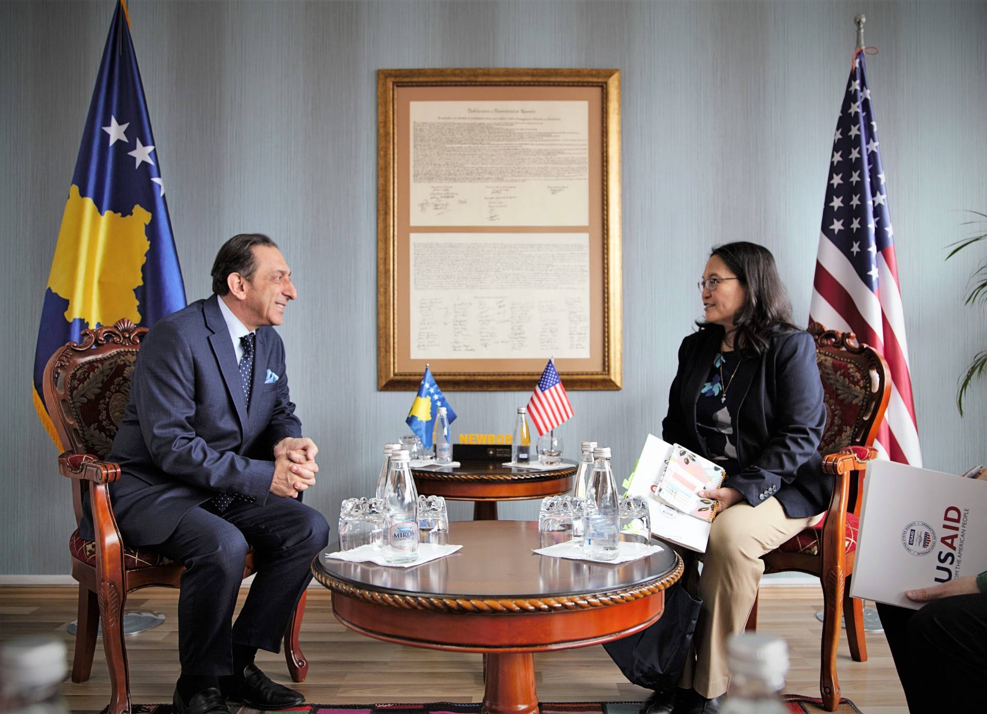 Ministar Reka primio je direktorku misije USAID-a na Kosovu, Lisa Magno