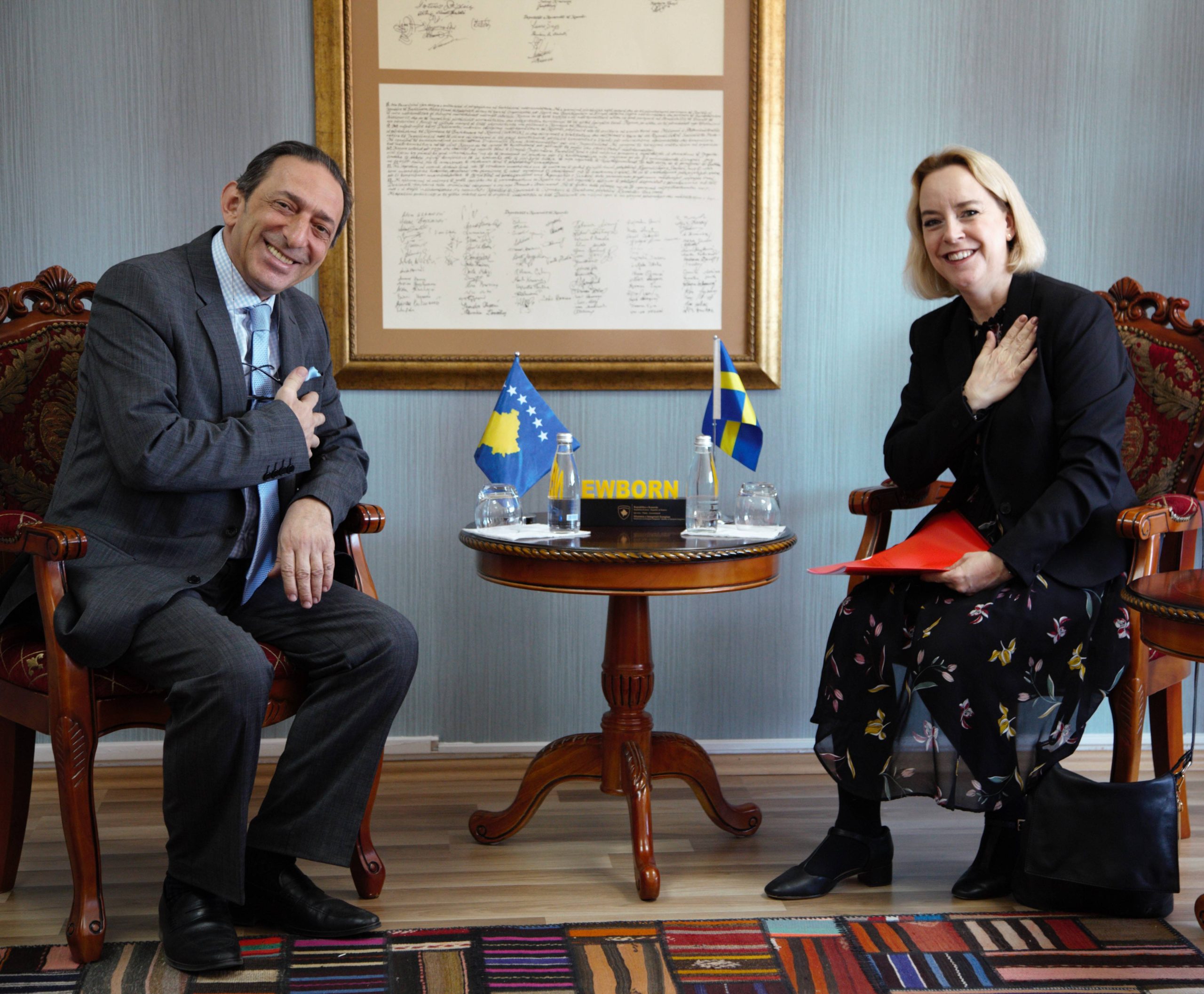 Ministar Reka primio je ambasadorku Švedske