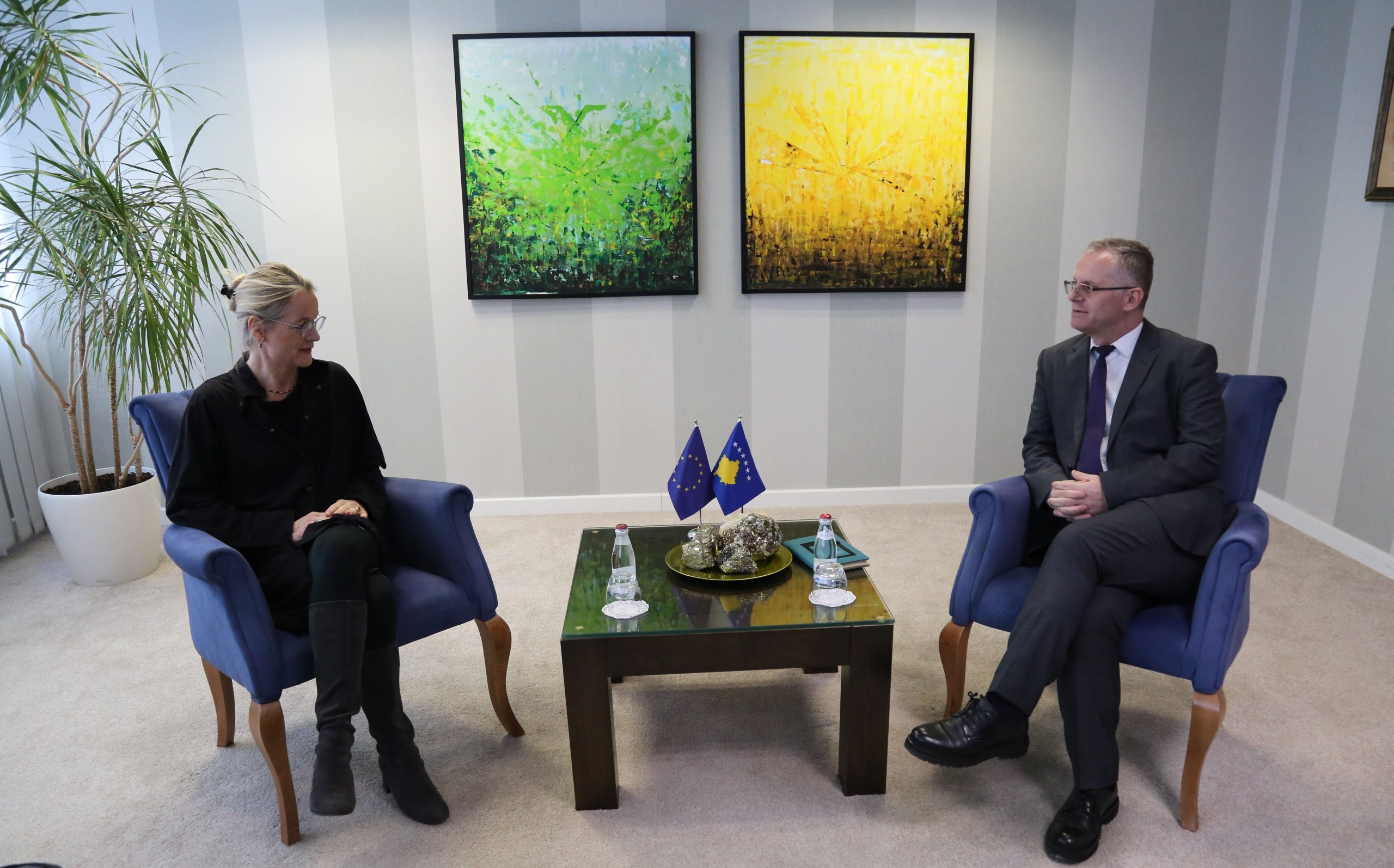 Deputy Prime Minister Bislimi hosted the Rapporteur for Kosovo in the European Parliament, Viola von Cramon